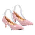 thumbnail image 4 of SHISUYAN 5Pcs Acrylic Shoes Display Rack Sandals Showing Stand Shoes Storage Rack, 4 of 9