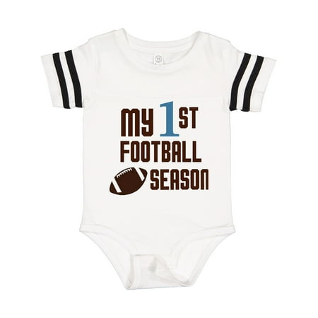 

Inktastic My First Football Season Gift Baby Boy or Baby Girl Bodysuit
