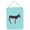 Blue, variant on American Mammoth Jack Donkey Pink Check Wall or Door Hanging Prints - Pink - 12 x 16 in.