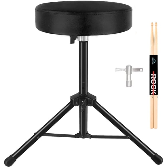 Asiento acolchado para batería EASTROCK Drum Throne, altura ajustable