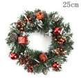 thumbnail image 2 of Christmas Wreath Lights，Christmas Artificial Wreath LED Lights，Christmas Wreaths for Front Door with Lights，Outdoor Wreaths Weatherproof Christmas, 2 of 4