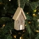 thumbnail image 4 of Adornos navideños, adornos navideños, regalos navideños, casa de Navidad de madera maciza, adorno colgante de árbol en miniatura, casa de madera, decoraciones colgantes decorativas, colgante de madera, 4 of 6