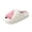 Pink, variant on Winter Cotton Slippers for Women Men, Embroidered Christmas Tree House Slippers, Cozy Fleece Lined Warm Fuzzy Indoor Shoes