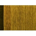 thumbnail image 1 of Ahgly Company Machine Washable Indoor Rectangle Oriental Yellow Modern Area Rugs, 2' x 4', 1 of 4