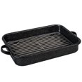 thumbnail image 1 of Bandeja para asar Granite Ware 38 cm negro moteado, 1 of 6