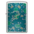 thumbnail image 2 of Zippo John Smith Gumbula Snake & Turple Design Street Chrome Pocket Lighter, 2 of 6