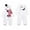 White, variant on Children's Cosplay Snowman Costume Christmas Baby Polar Fleece Onesie   Ccarf White,3-24M