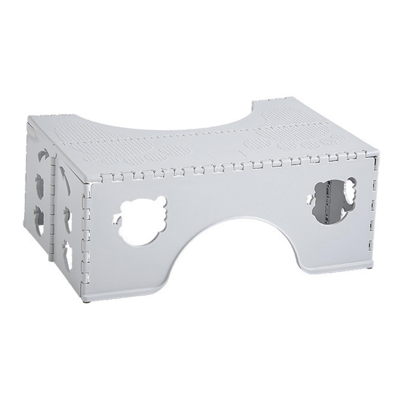 Collapsible Toilet Seat Stool Ergonomic Foot Rest Toilet Leg and Feet