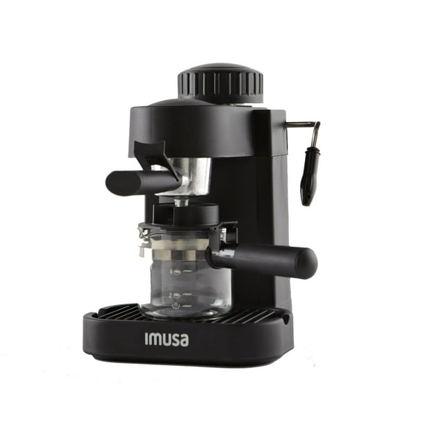 Imusa 4 cup Electric Espresso and Cappuccino Maker in Black Walmart