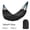 Black, variant on Outdoor Hammock with Ice Silk Mesh, Swing Bent Pole Anti-Tip Camping Travel Accessories