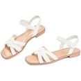 thumbnail image 2 of Ataiwee Women's Flat Slide Sandals - Casual Comfortable Criss Cross Squsre Toe Flat Summer Sandals., 2 of 6