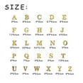 thumbnail image 6 of Moocorvic Acrylic Mirror 26 Letters 3D Wall Sticker Wall Art Decals Decor Self Adhesive Removable Eco-Friendly for Home Kitchen Bedroom Living Room Bathroom Decoration Gold,, 6 of 7