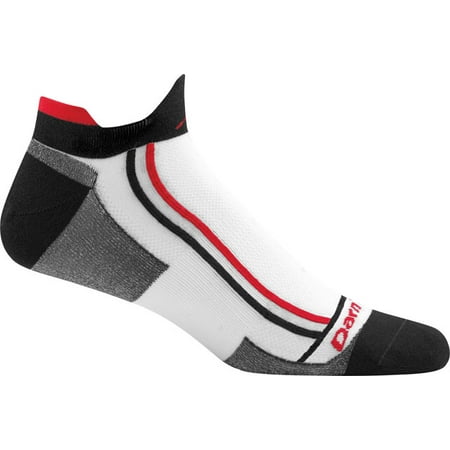 Darn Tough Coolmax 1/4 Sock - Darn Tough Vermont Racer Mini Tab Ultra Light Men's Sock White LG