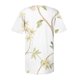 thumbnail image 5 of ICHUANYI Clearance Women Fashion Summer Sexy Fold Printed Regular Women Short Sleeves V Neck Button Top(Green, XXL) ICHUANYI WER2023080800867, 5 of 5