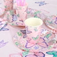 thumbnail image 3 of Ayieyill 170Pcs Happy Birthday Decorations Kit, Butterfly Birthday Party Supplies Set for 24 Guests, Includes Plates and Cups and Napkins Straws Sets, 3 of 6