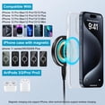 thumbnail image 3 of LujingZ 15W Magnetic Wireless Charging Pad - for Samsung Galaxy S26/S25 Ultra etc., Pixel 10a/10 etc., iPhone 17 - 14 Pro Max, 3 of 7