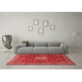 thumbnail image 3 of Ahgly Company Indoor Rectangle Medallion Red Traditional Area Rugs, 5' x 8', 3 of 4