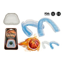 COOLLO SPORTS Boil and Bite Mouth Guard BB for Basketball, Karate, Martial Arts, Wrestling, Boxing (Free Case Included) -Adult Size (Ages 11 & Above)