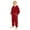 Red, variant on CHENge Kids Girls Boys Onesie One Piece Zip Up Hooded Super Soft Warm Winter Jumpsuit Comfortable For Unisex 2-13