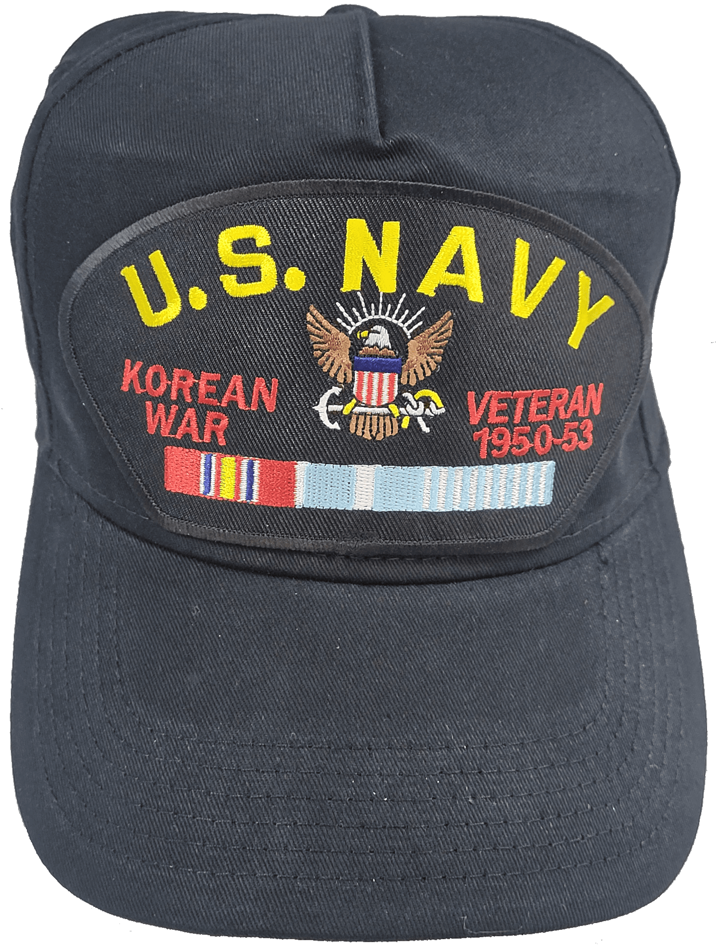 Black Washed cotton cap dad hat USS IOWA BB-61 BATTLESHIP 