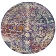 thumbnail image 3 of SAFAVIEH Sutton Jamaar Transitional Area Rug, Lavender/Ivory, 6' x 6' Round, 3 of 4
