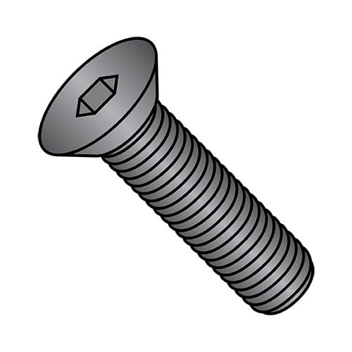 M12-1.75X20 Metric Flat Head Socket Cap Screws Plain ANSI B18.3.5M (Pack Qty 25) BC-M12020CSFL