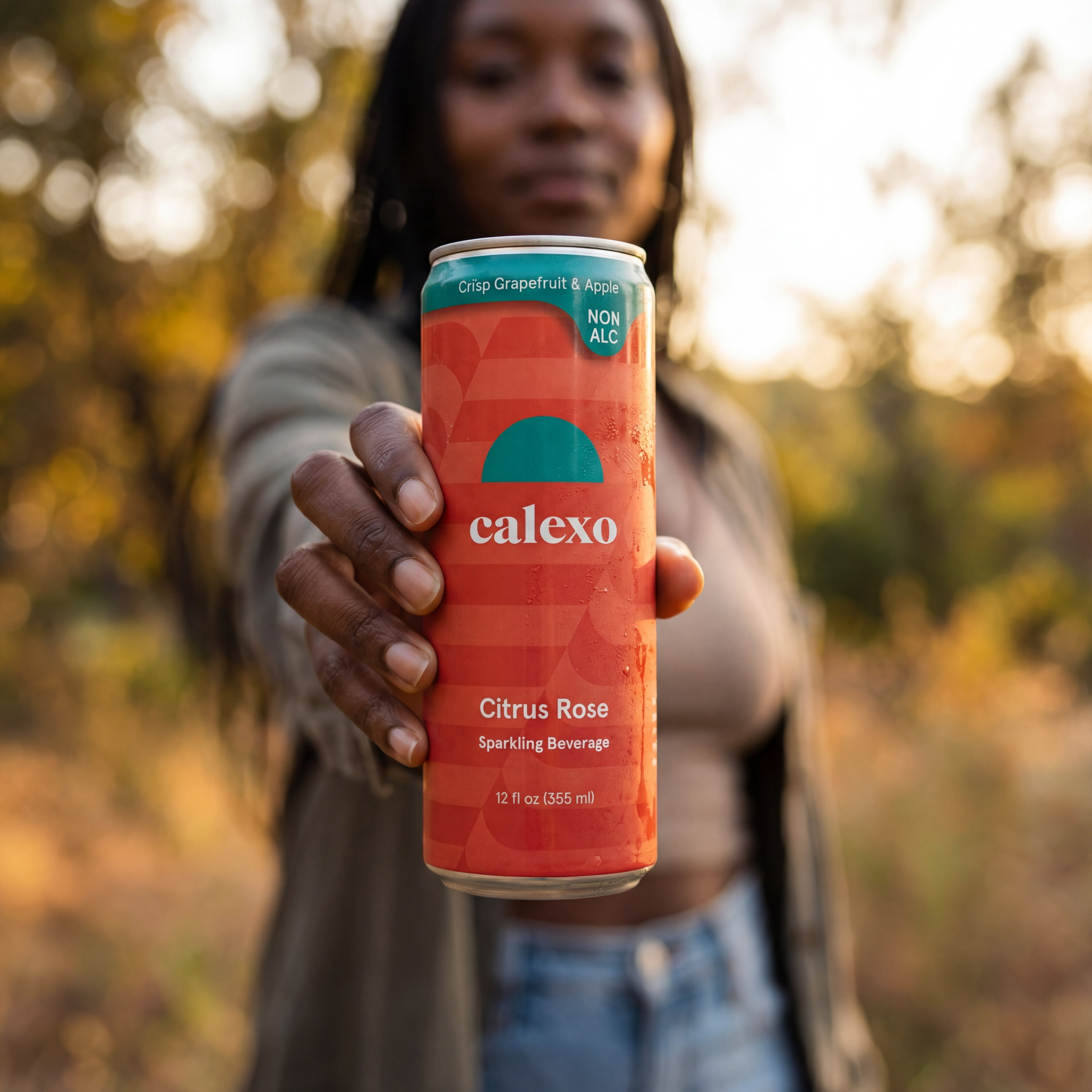 Calexo Citrus Rose Non Alcoholic Sparkling Beverage 12 oz. 12pk 0.0% ABV