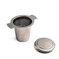 thumbnail image 2 of Stainless Steel Tea Drain Tea Brewer Tea Filter Screen Tea Clip Spoon Dual-purpose Double Handle Tea Filter With Lid, 2 of 5