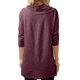 thumbnail image 5 of Puntoco Blusas sueltas casuales de color sólido con cuello en V y manga larga para mujer Puntoco Puntoco-7435, 5 of 9