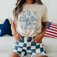 thumbnail image 5 of USA Liberty Retro Coquette T-Shirt, 1776 Patriotic 4th of July Tee, 5 of 6
