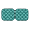 thumbnail image 7 of Bingfone Aquamarine Glitter Windshield Sun Shade 2-Piece Foldable Car Front Window Sunshade for Most Sedans SUV Truck-Large, 7 of 7