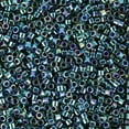 thumbnail image 2 of Miyuki Delica Seed Beads – Size 11/0 (1.6 mm), DB0086, Lined Dark Blue AB, 7.2g, Approx. 1440 Beads, 2 of 7