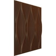 thumbnail image 2 of Ekena Millwork 19 5/8"W x 19 5/8"H Willow EnduraWall Decorative 3D Wall Panel, Universal Aged Metallic Rust (Covers 2.67 Sq. Ft.), 2 of 6