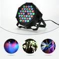thumbnail image 6 of Simzone Dj Lights, 36 LED Par Lights Stage Lights with Sound Activated Remote Control & DMX Control, Stage Lighting Uplights for Wedding Club Music Show Christmas Holiday Party Lighting - 1 Pack, 6 of 8