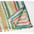 thumbnail image 2 of Vargottam Beige StripeDesign Cotton Muslin Napkins - Set of 12, 20-Inch, Luxurious Soft Cloth Napkins for Dining & Events, Absorbent, Washable & Tableware, 2 of 7