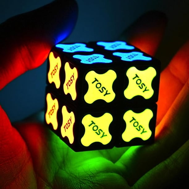 TOSY, Magnet Cube 2x2, 8 Blocks, Glowing UV Flashlight - Walmart.com