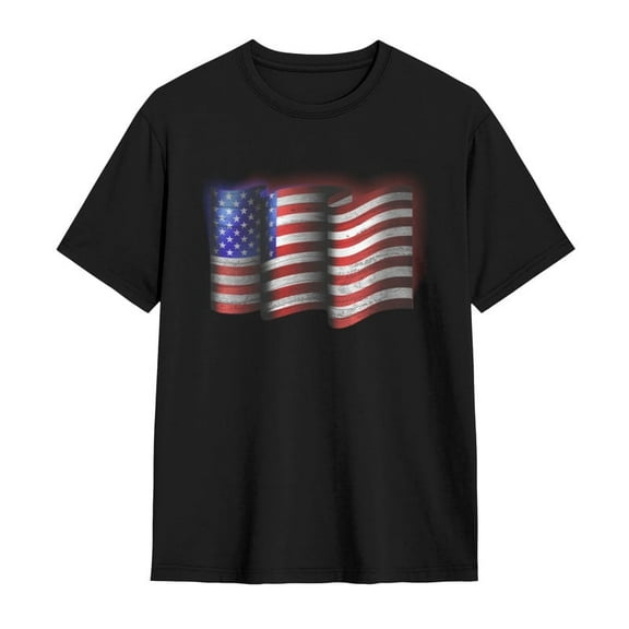 SR American Flag T-Shirt - USA Patriotic Graphic Tee