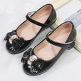 thumbnail image 1 of Zapatos de cuero negro para niñas, zapatos de princesa para niños de otoño, zapatos de rendimiento de moda para niños grandes, zapatos de estudiante para niñas pequeñas, 1 of 6
