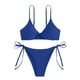 thumbnail image 2 of Traje de baño para mujer, estilo bikini de Europa y América, con efecto lavado, para mujer., 2 of 4