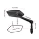 thumbnail image 3 of Espejo retrovisor de bicicleta Sonducket gran angular manillar montado 1 Par, 3 of 6