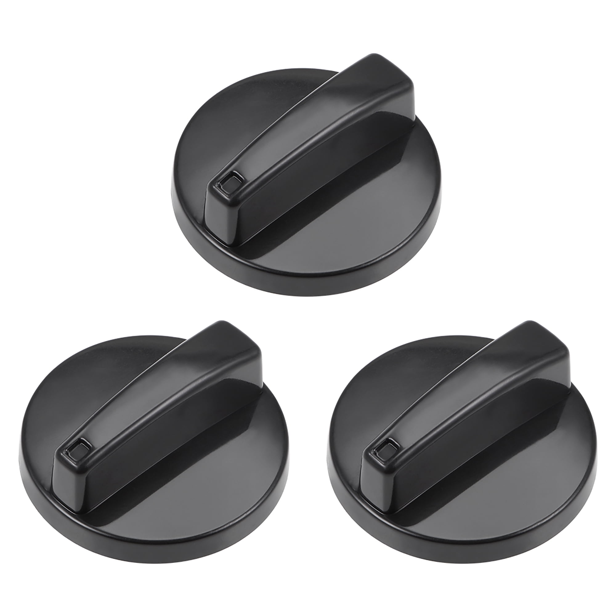 uxcell 2 Pcs Replacement Lamp Turn Knob with Extensions Black