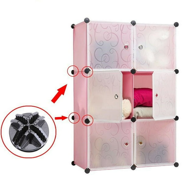Cube DIY Modular Closet Organizer Wardrobe Rack Clothes Shelf Storage