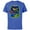 Royal Heather, variant on Disney Peter Pan's Flight School Direct to Never Land - Short Sleeve Cotton T-Shirt for Adults - Customized-Black
