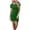 Green dresses for women 2023, variant on Wycnly Dresses for Women 2025 Irregular Hem Basic Wrap Tshirt Short Dresses Short Sleeve Round Neck Solid Summer Mini Sun Dress Green XL Clothes