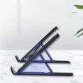 thumbnail image 3 of Foldable Laptop PC Stand Notebook Adjustable Riser Cooling Bracket (Pink), 3 of 9