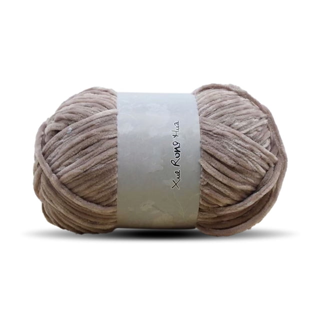 Cateissary Cárdigan chal de terciopelo de 100g para mujer, manta de hilos de tejer DIY, hilo de ganchillo, suministros de costura tejidos a mano Type3 NO3
