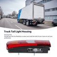 thumbnail image 3 of Truck Tail Lights Housing, Weatherproof Passenger Side or Driver Side Rear Lights Brake Lamps Assembly, Pickup Truck Taillight Replacement OE Style Red, 3 of 7