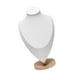 thumbnail image 1 of Elegante collar exhibidor busto liso modelo joyero con base de madera colgante Yuyangstore  busto de exhibición de collar, 1 of 7