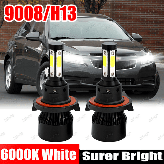 For Chevy Cruze 2011 2012 2013 2014 2015 LED Headlight Bulbs Combo Hi/Lo Beam