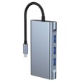 thumbnail image 3 of 1080P Type-C HUB 5GMbps 4K 30hz USB-C HUB RJ45 100M Tarjeta de red para computadora PC Hugtrwg Para estrenar, 3 of 9